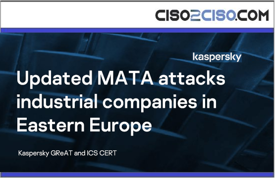 Updated MATA attacks industrial companies in Eastern Europe