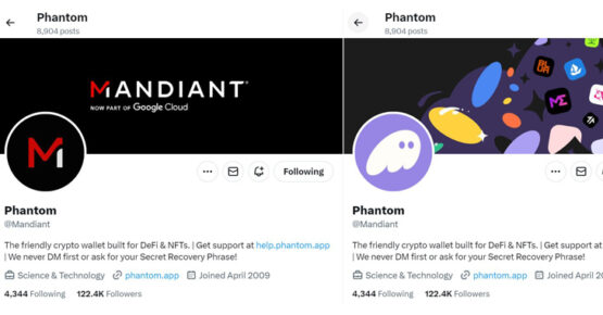 Mandiant’s Twitter Account Restored After Six-Hour Crypto Scam Hack – Source:thehackernews.com