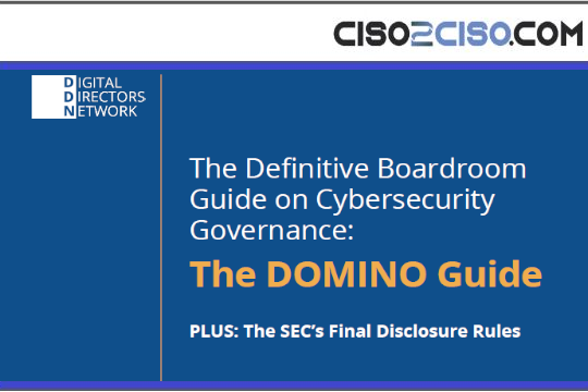 Boardroom Guide on Cybersecurity Governance and SEC info