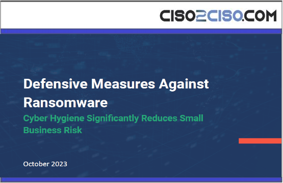 Defensive Measures Against Ransomware