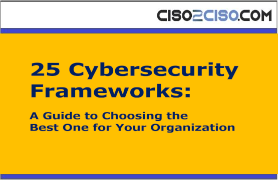 Top 25 Cybersecurity Frameworks