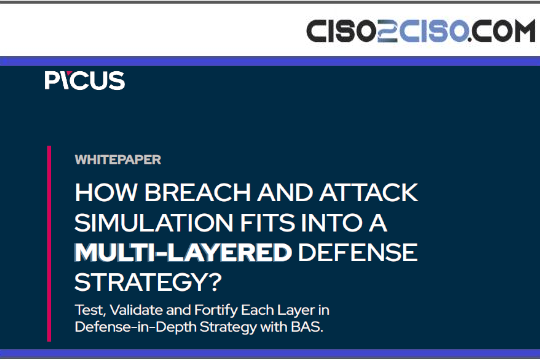 HOW BREACH SIMULATION FITS INTO A MULTI LAYERED STRATEGY