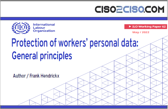 ILO – Protection of workers personal data