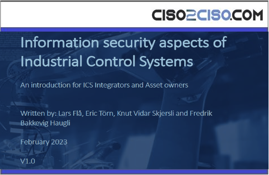 Information security aspects of Industrial Control Systems
