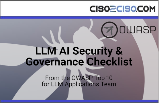 LLM AI Security & Governance Checklist