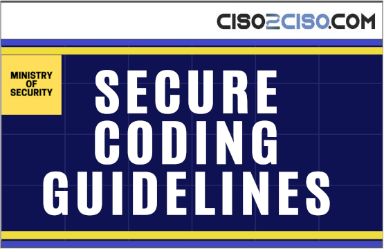 SECURE CODING GUIDELINES