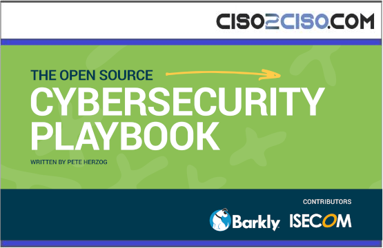 THE OPEN SOURCE CYBERSECURITY PLAYBOOK