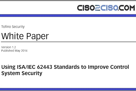 Using ISA/IEC 62443 Standards to Improve Control System Security