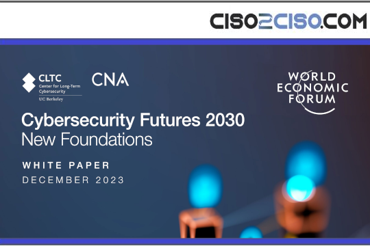 Cybersecurity Futures 2030 New Foundations