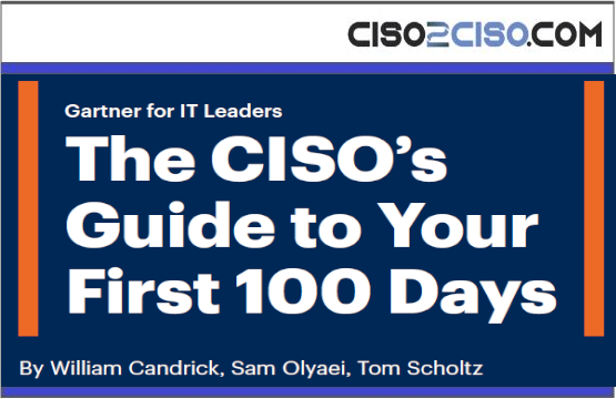 The CISO’sGuide to YourFirst 100 Days