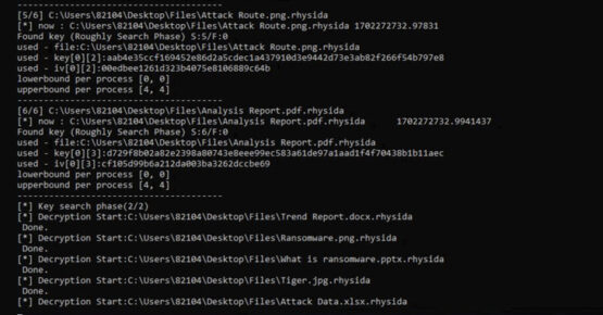 Rhysida Ransomware Cracked, Free Decryption Tool Released – Source:thehackernews.com