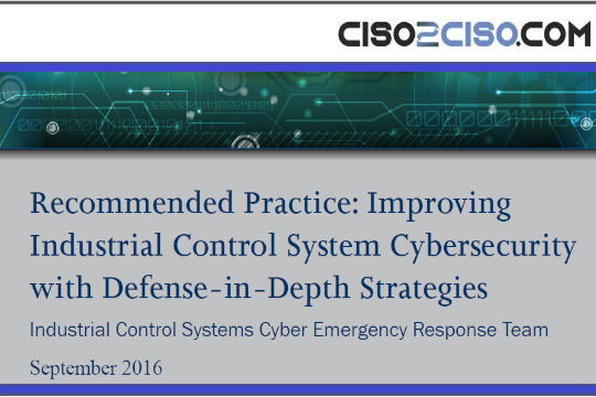 CISA – IACS Defence-in-Depth Strategies