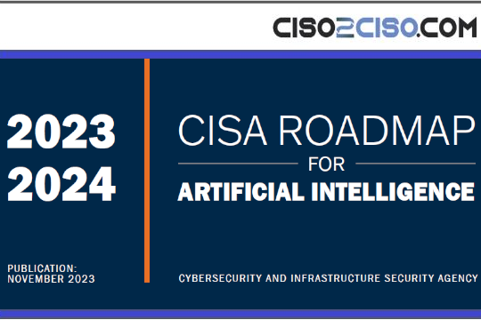 CISA Roadmap for Artificial Intelligence