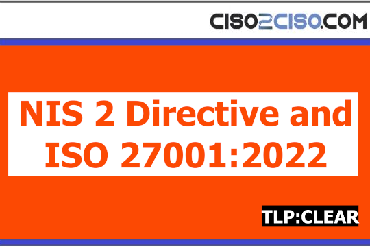 NIS 2 Directive and ISO 27001:2022