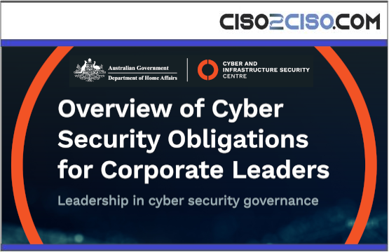 Overview of CyberSecurity Obligations for Corporate Leaders