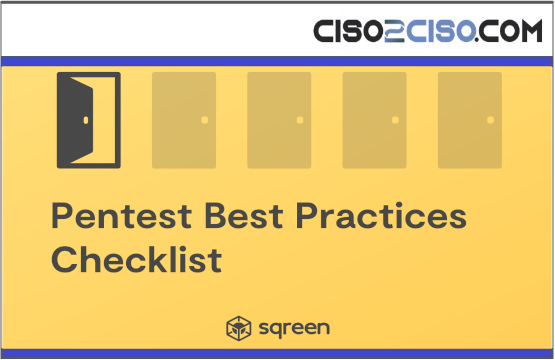 Pentest Best Practices Checklist