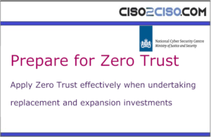 Prepare for Zero Trust