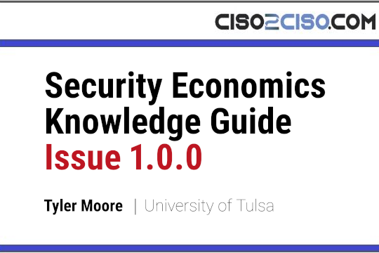 Security Economics Knowledge Guide