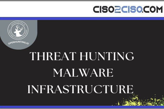 THREAT HUNTING MALWARE INFRASTRUCTURE