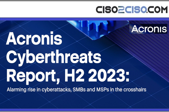 Acronis Cyber threats Report, H2 2023