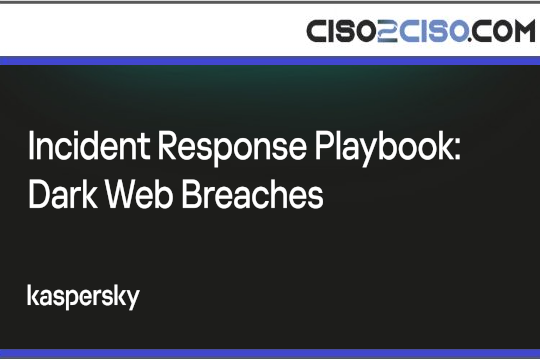 Incident Response Playbook: Dark Web Breaches
