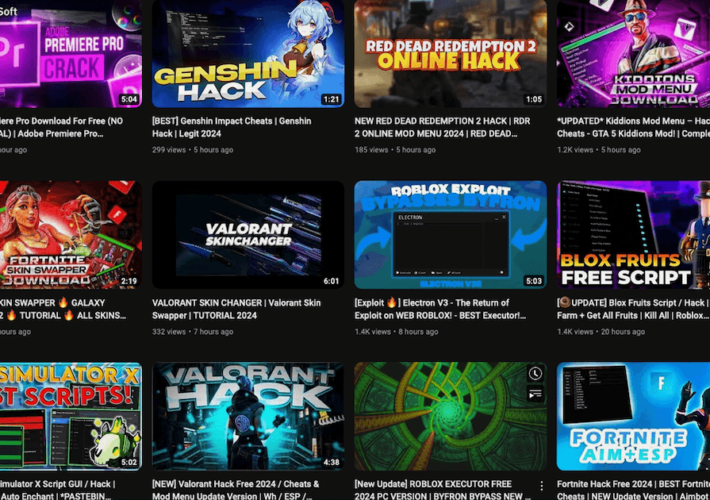 YouTube channels found using pirated video games as bait for malware campaign – Source: www.proofpoint.com