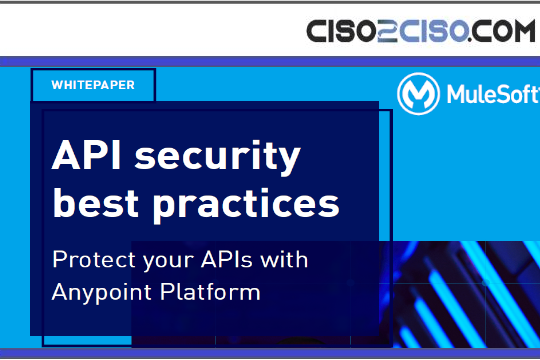 API Security Best Practices – Protect your APIs with Anypoint Platform