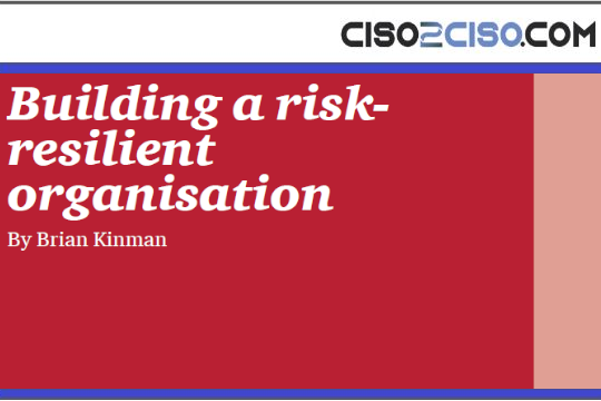 Building a risk-resilient organisation