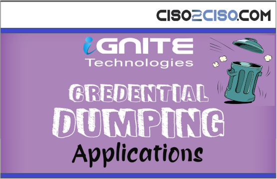 Credential Dumping Applications