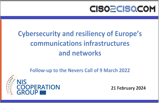 Cybersecurity and resiliency of Europe’s communications infrastructures and networks