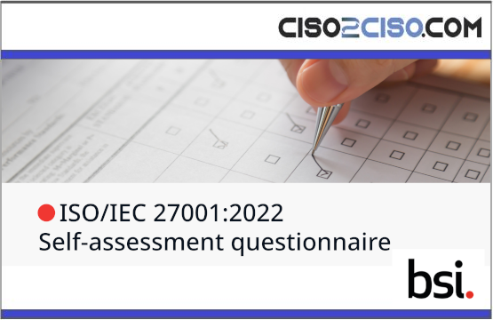 ISO/IEC 27001:2022 Self-assessment questionnaire