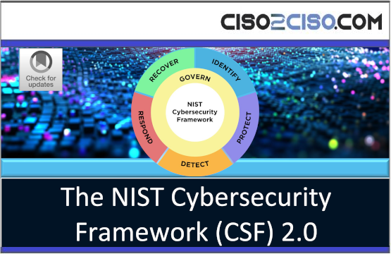 The NIST Cybersecurity Framework (CSF) 2.0