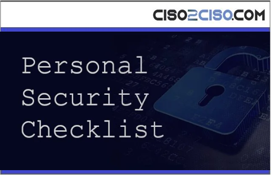 Personal Security Checklist