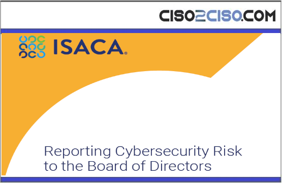 Reporting Cybersecurity Risk to the Board of Directors