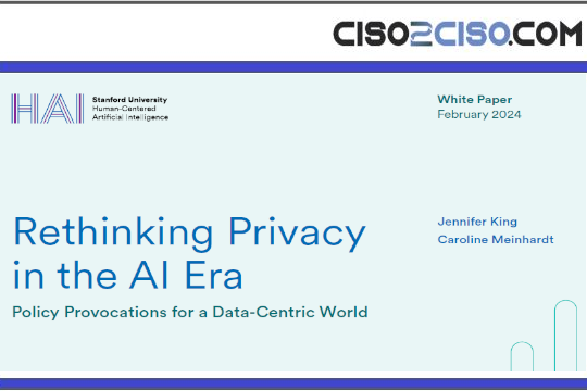 Rethinking Privacy in the AI Era Policy Provocations for a Data-Centric World