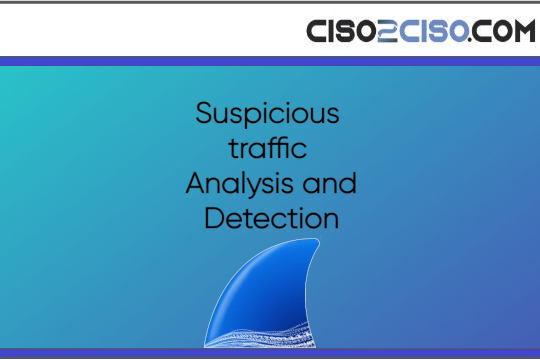 Suspicious Traffic Detection and Analysis