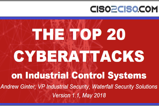 THE TOP 20 CYBERATTACKS on Industrial Control Systems