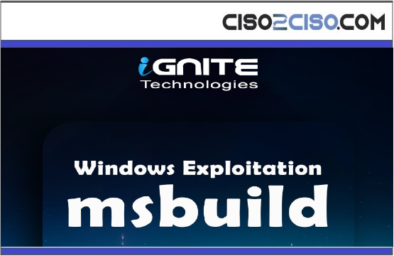 Windows Exploitation Msbuild