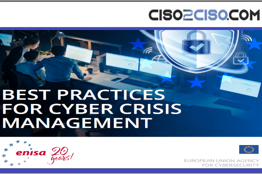 Best Practices for Cyber Crisis Management