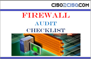 FIREWALL Audit CHECKLIST