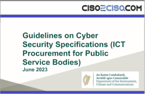 Guidelines on CyberSecurity Specifications
