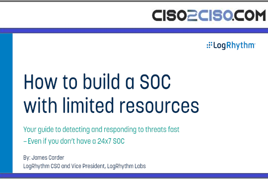How to build a SOC with limited resources