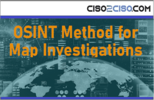 OSINT Method for Map Investigations