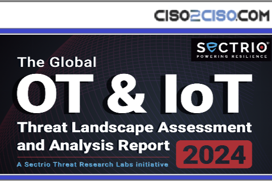 The Global OT & IoT Threat Landscape Assessment and Analysis rEPORT 2024 by Sectrio Threat Research Lab Initiative.