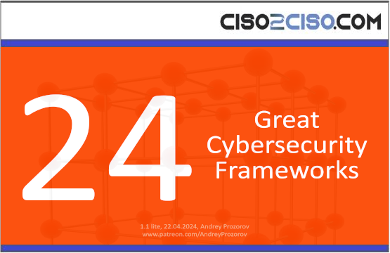 24 Great Cybersecurity Frameworks