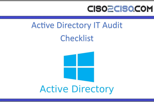 Active Directory IT AuditChecklist