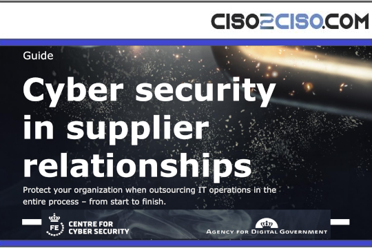 Cyber security in supplier relation ships