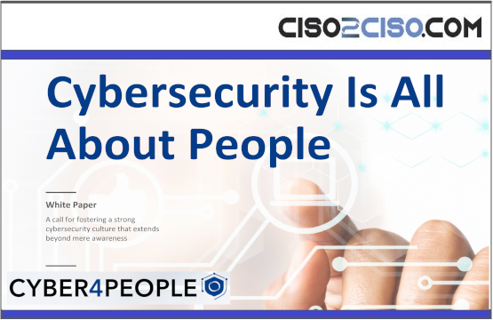 Cybersecurity Is All About People