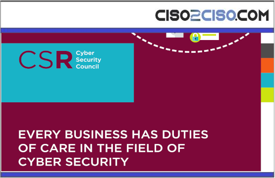 EVERY BUSINESS HAS DUTIES OF CARE IN THE FIELD OF CYBER SECURITY
