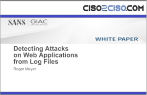 Detecting Attacks on Web Applications from Log Files